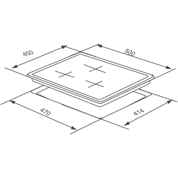 Варочная панель ZorG HAG45 FDW white