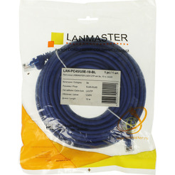 Кабель Lanmaster LAN-PC45/U5E-10-BL