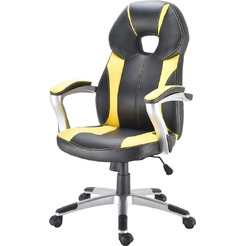 Кресло Mio Tesoro Франческо X-2763-2 (черный/желтый)