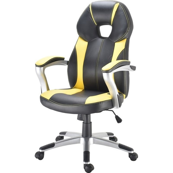 Кресло Mio Tesoro Франческо X-2763-2 (черный/желтый)