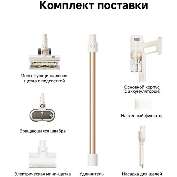 Пылесос Dreame Cordless Vacuum Cleaner R10s Essential Aqua VRV65F