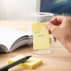 Бумага д/заметок 100 л.,желтый пастель DELI A00252