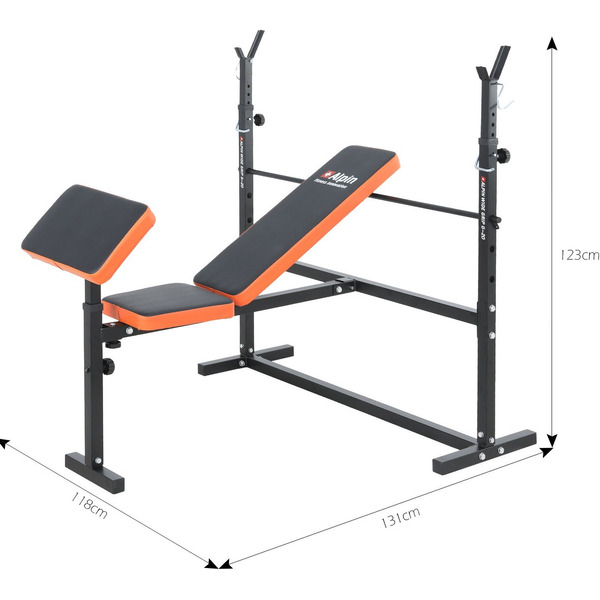 Скамья под штангу широким хватом ALPIN Wide Grip G-20