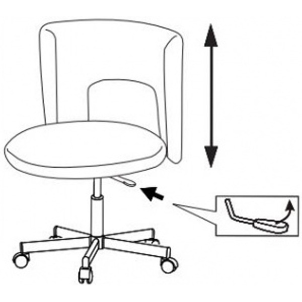 Офисное кресло Бюрократ KF-1M (красный)