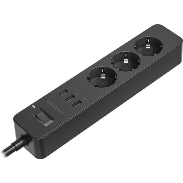 Сетевой фильтр Harper UCH-325 (черный)