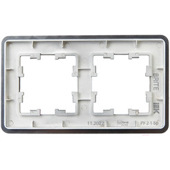 Рамка для электроустановочных изделий IEK Brite BR-M22-M-01-K48