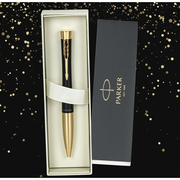 Ручка PARKER Urban Twist Black GT (ежедневник А5 черный, пакет, 880898)
