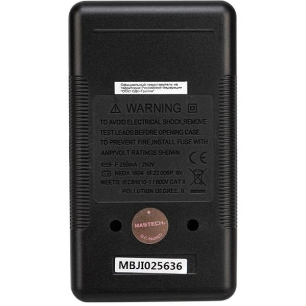 Портативный мультиметр MASTECH M838 13-2004