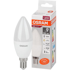 Лампа светодиодная OSRAM B60 7W 3000K Е14