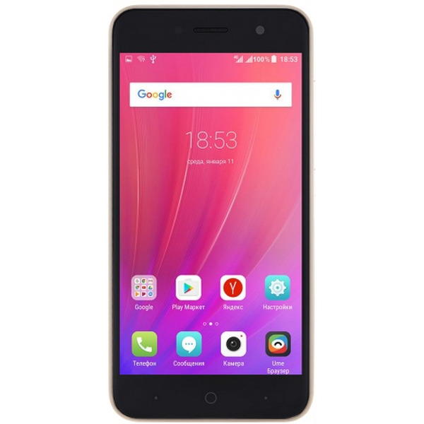 Смартфон ZTE Blade A520 золотой