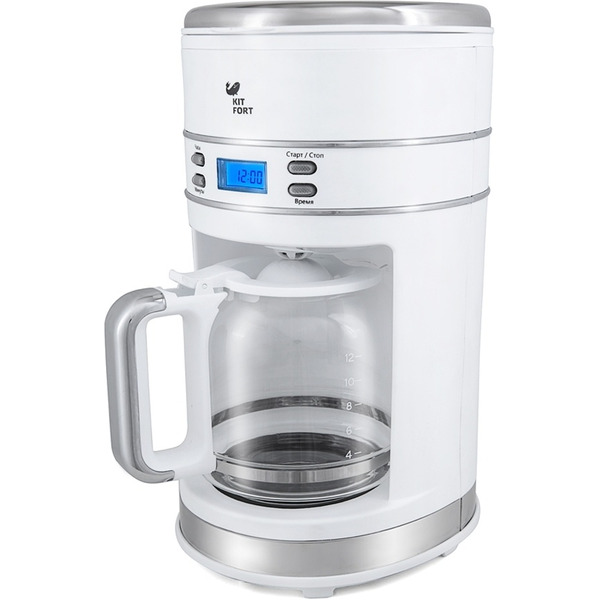 Кофеварка KITFORT KT-704-1 белая