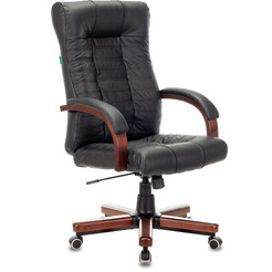 Кресло Бюрократ KB-10WALNUT(черный)