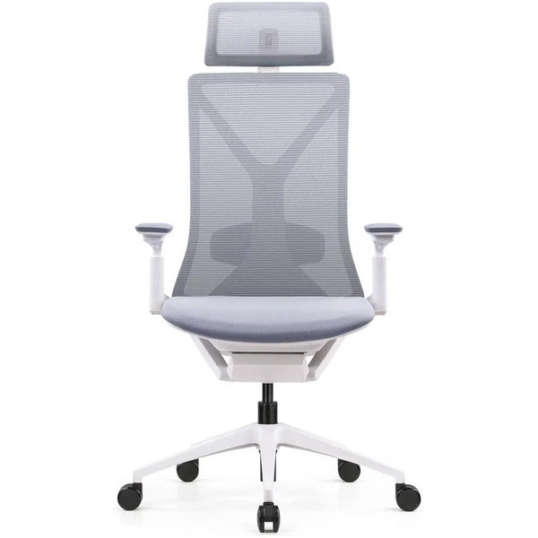 Кресло компьютерное SitZone E-YR-001A-P1-WH (сетка/ткань, серый)