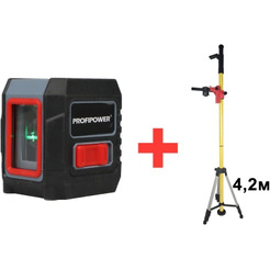 Лазерный нивелир ProfiPower NL-02G E0335-3
