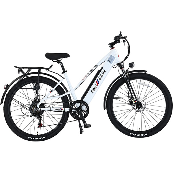 Электровелосипед Smart Balance City Lite 2025 (белый)