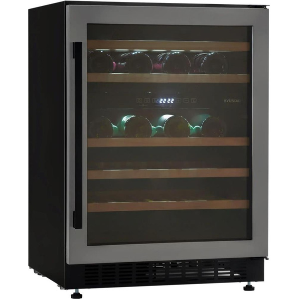 Винный шкаф Hyundai HBWC 0861 DU (чёрный)