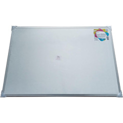 Доска магнитно-маркерная Silwerhof 60x90см лак белый алюминиевая рама