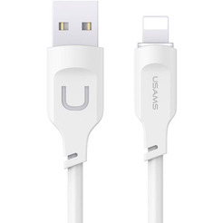 Кабель Usams USB2.0 - Lightning SJ565USB02 (1.2м, белый)