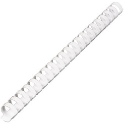 Пластиковые пружины для переплета BRAUBERG A4 19 мм 100 шт 530925 (белый)