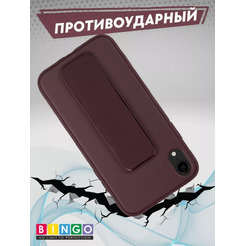 Бампер Bingo Stand для APPLE iPhone XR Коричневый
