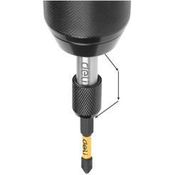 Держатель бит (насадок) магнитный Deli EDL107401