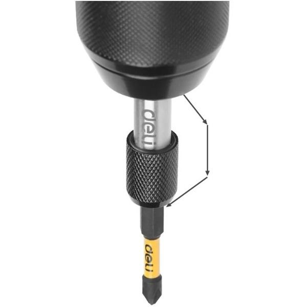 Держатель бит (насадок) магнитный Deli EDL107401