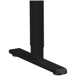 Стол подъемный WellDesk WDE Basic 130x67.5х1.8 (черный/дуб хантон темный)