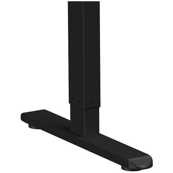 Стол подъемный WellDesk WDE Basic 130x67.5х1.8 (черный/дуб хантон темный)