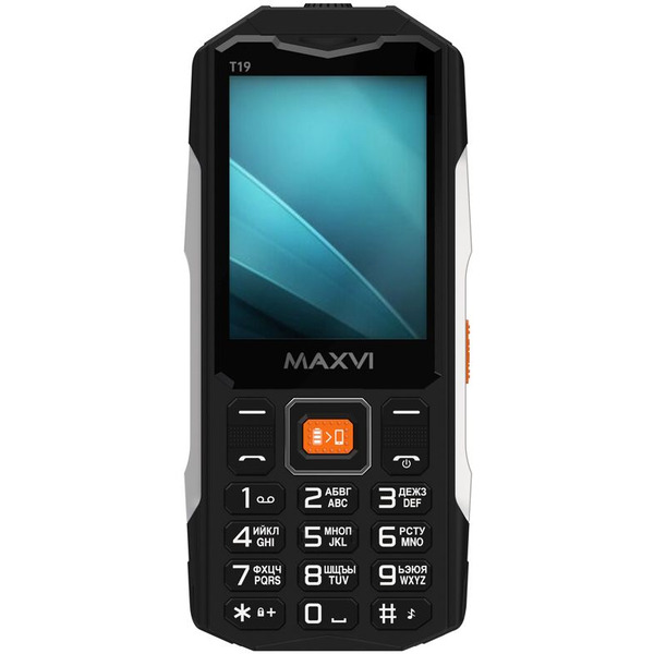 Мобильный телефон Maxvi T19 + ЗУ WC-112 (черный)