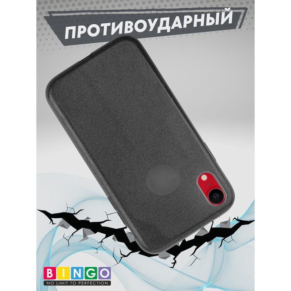 Чехол-накладка Bingo Shine для APPLE iPhone XR (черный)