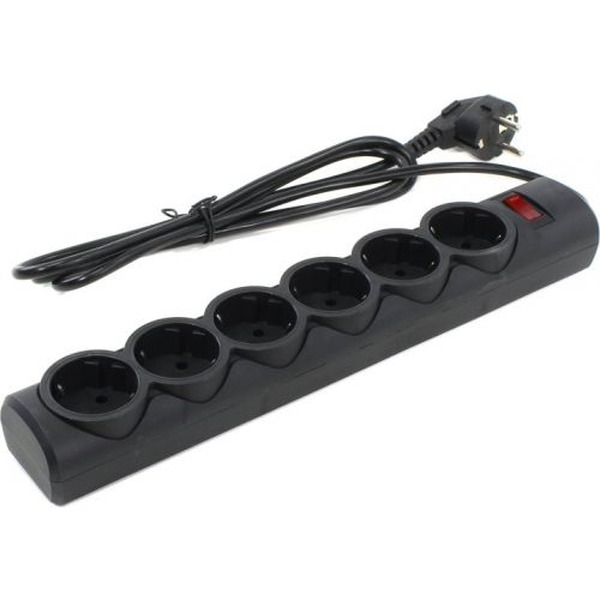 Сетевой фильтр DEFENDER DFS 151 (черный)