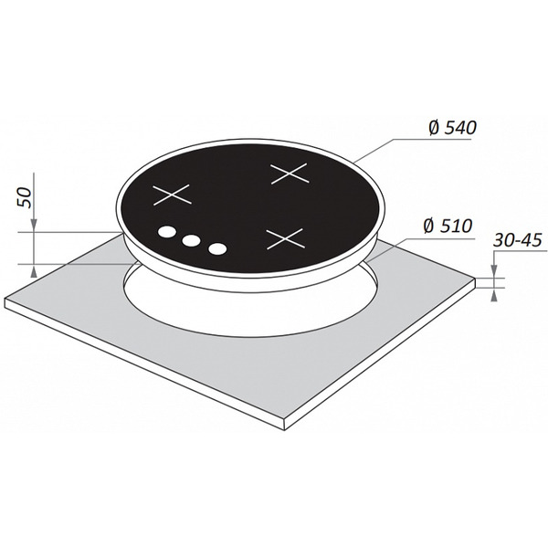 Варочная панель MAUNFELD EGHG.43.23CB\G