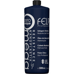 Маска Felps для выпрямления волос OMEGA ZERO UNIQUE NANOPLASTIA SENSITIVE, 500 мл