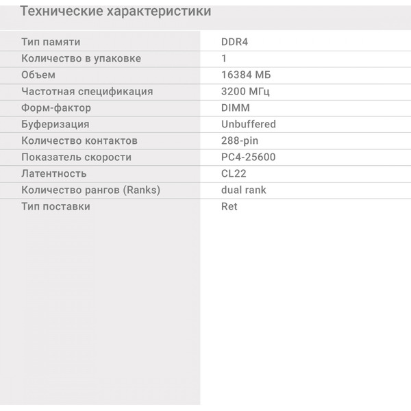 Оперативная память Digma DGMAD43200016D