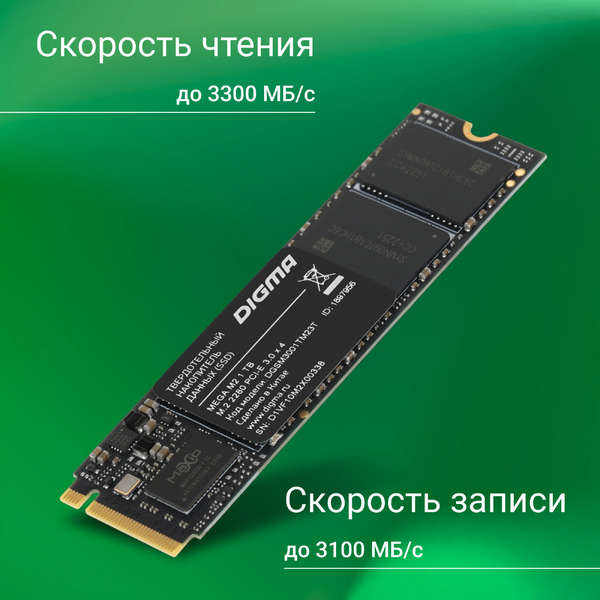 SSD Digma Mega M2 1TB DGSM3001TM23T