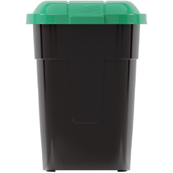 Контейнер для мусора Альтернатива М4663 65 л (черный/зеленый)