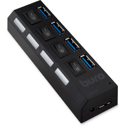 Разветвитель USB 3.0 Buro BU-HUB4-U3.0-L