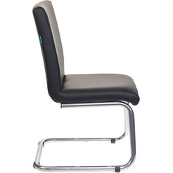 Стул офисный Бюрократ CH-250-V/BLACK (черный искусственная кожа)