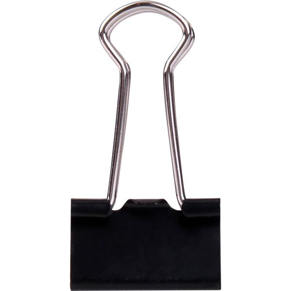 Зажимы для бумаг Deli Classic З8565 (12шт, черный)