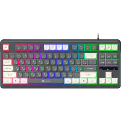 Клавиатура Оклик 711G (серый/белый)
