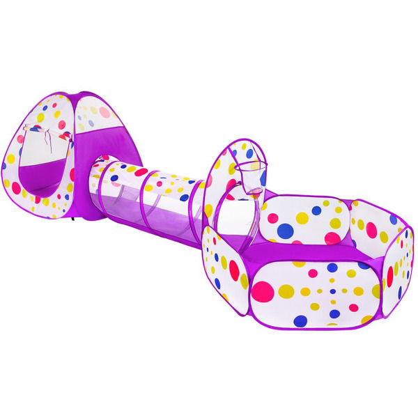 Детская игровая палатка с тоннелем и сухим бассейном BRAUBERG 665172