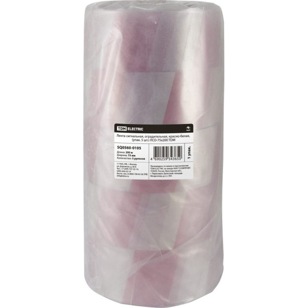 Оградительная лента TDM ELECTRIC ЛСО-75x200 SQ0560-0105 (5 шт.)