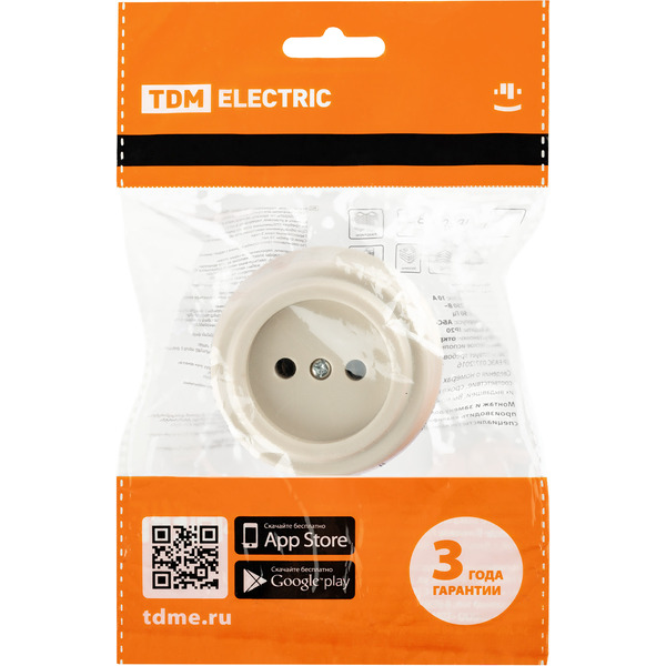 Розетка TDM Electric Виви SQ1820-1316 (слоновая кость)