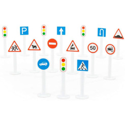 Набор дорожных знаков Полесье №1 (16 элементов) 64196