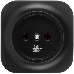 Розетка Leiden Electric Bailly 806013 (черный)