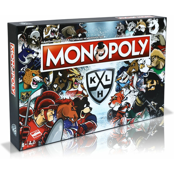 Настольная игра Hasbro Монополия КХЛ. Маскоты WM04833