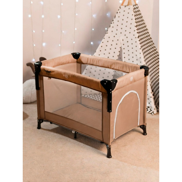 Кровать-манеж Martin Noir Nearby (Elan Вrown)