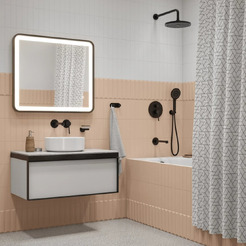 Смеситель IDDIS Odda ODDBL00i65 (черный матовый)