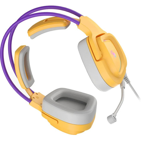 Наушники A4Tech Bloody G575 Punk (желтый/фиолетовый)