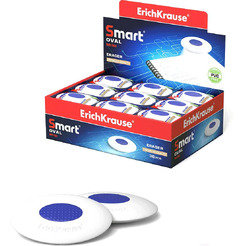 Ластик с пластиковым держателем Erich Krause SmartWay Mini Oval 45533